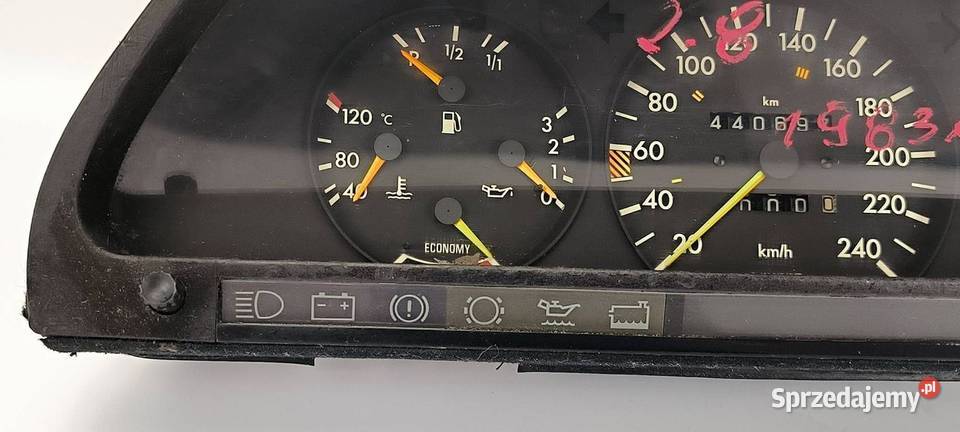 LICZNIK ZEGAR MERCEDES W126 osobowe