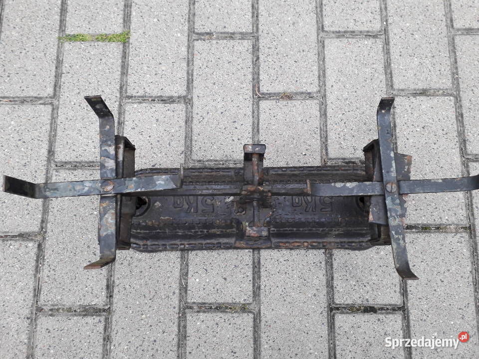 Stara żeliwna waga 5 Warszawa