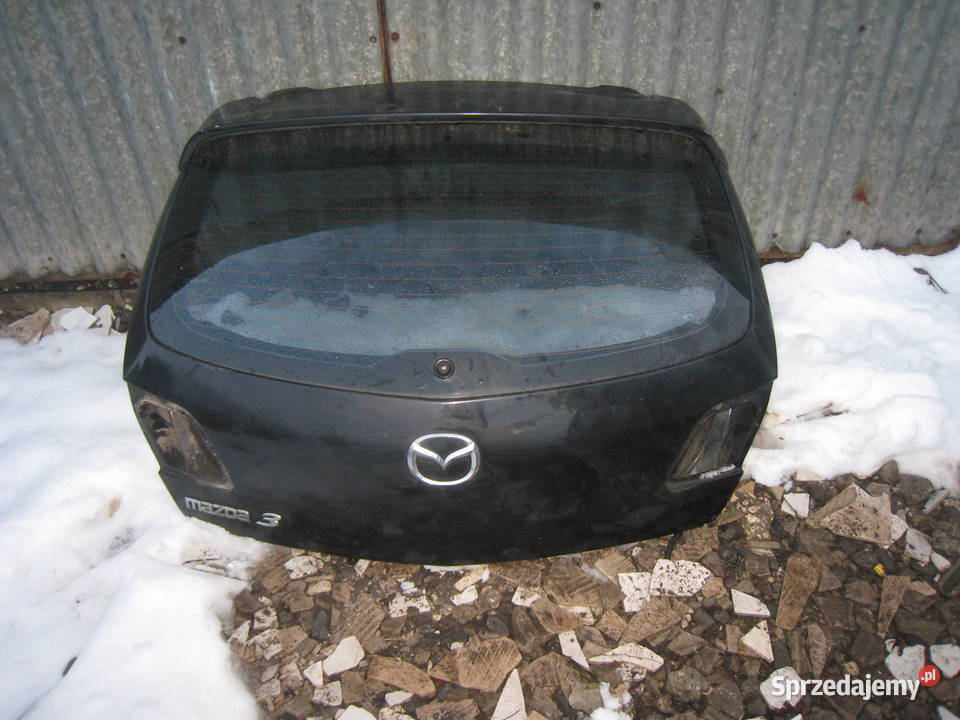 Klapa tylna tył czarna Mazda 3 BK hatchback 0309 Kraków