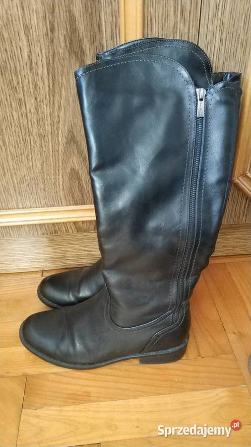 buty zmiowe jesienne kozaki skorzane damskie