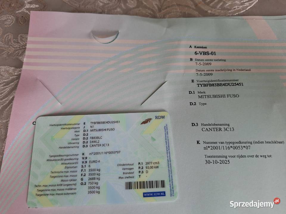 Mitsubishi Canter fuso doka Klimatyzacja Lębork