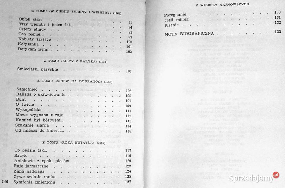 Poezje wybrane Włodzimierz Słobodnik Rok wydania 1971