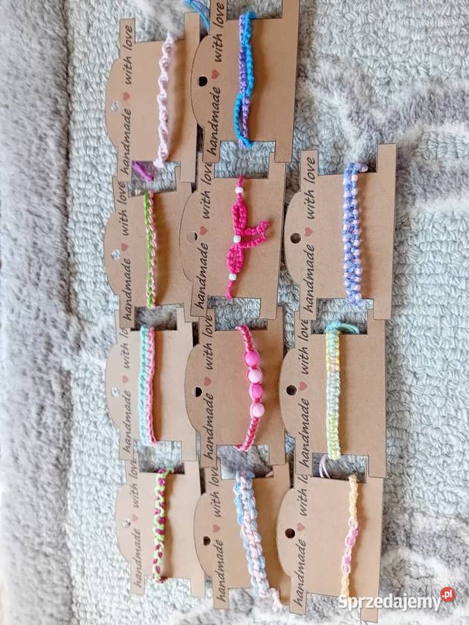 Bransoletki z muliny handmade Sieradz