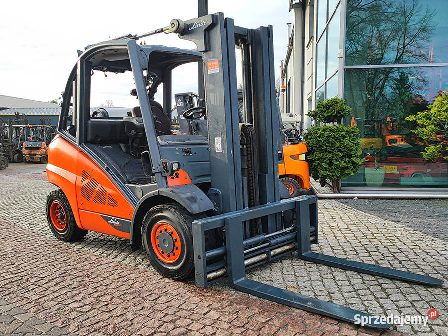 Wózek widłowy Linde H40T 4 t triplex 407 m LPG Kęty sprzedam