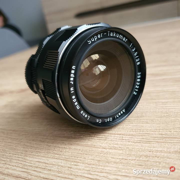 Obiektyw Asahi SuperTekumar 28mm 135 M42 Nowa Sól