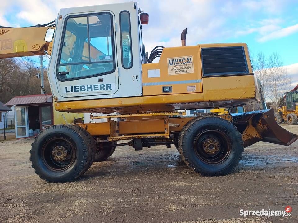 LIEBHERR A 316 KOPARKA KOŁOWA Racławice