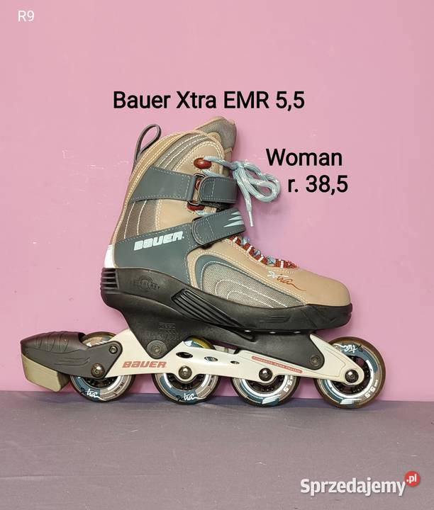 Rolki BAUER Xtra EMR 55 kobiet prawie nowe