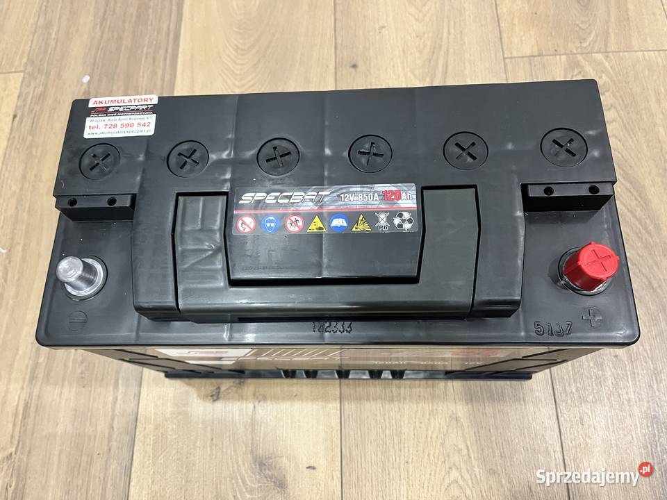 AKUMULATOR SPECBAT 120AH dolnośląskie Wrocław