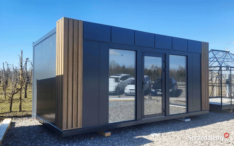 Pawilon kontener całoroczny PIR100 usługowy 18m2 Łódź