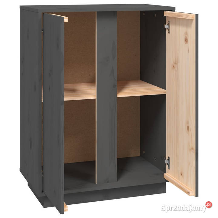Szafka szara 60x35x80 lite drewno sosnowe Pozostałe Warszawa