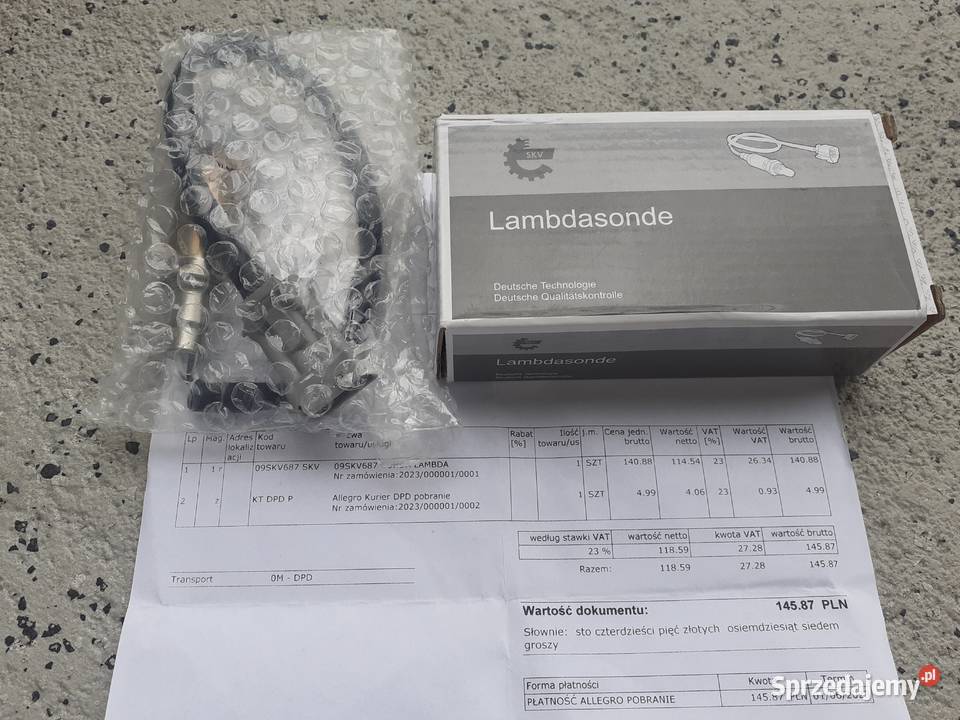 SONDA LAMBDA PEUGEOT 106 206 406 Berlingo AFS91 osobowe Międzybórz