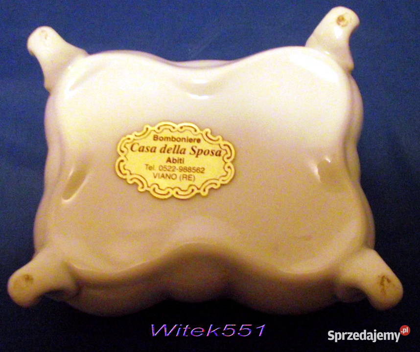 Porcelanowa Szkatułka Bomboniere Casa Della Stalowa Wola