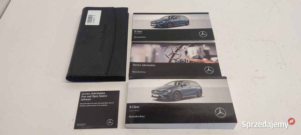 MERCEDES W247 KSIĄŻKA INSTRUKCJA ETUI WERSJA