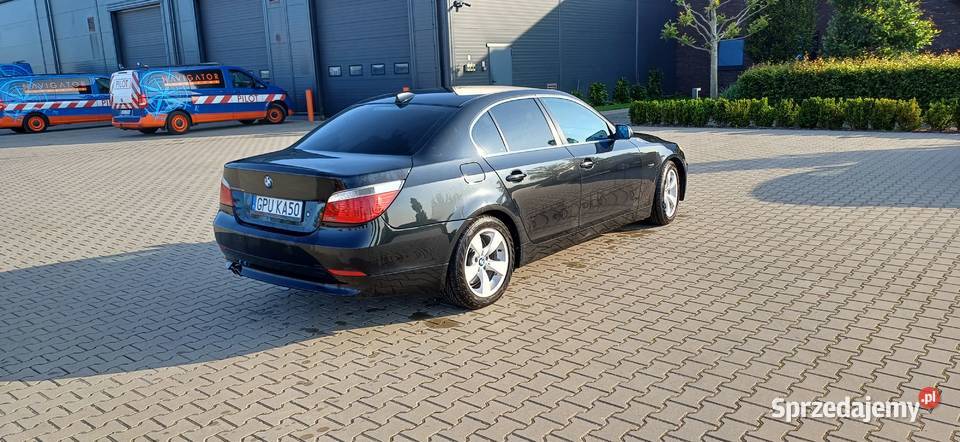 Piękne bmw e60 carbon shwartz 218KM Mrzezino