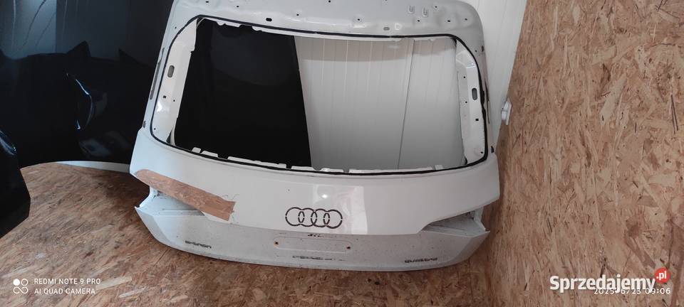 TYLNA KLAPA BAGAŻNIKA AUDI ETROM Rok produkcji 2019 Częstochowa