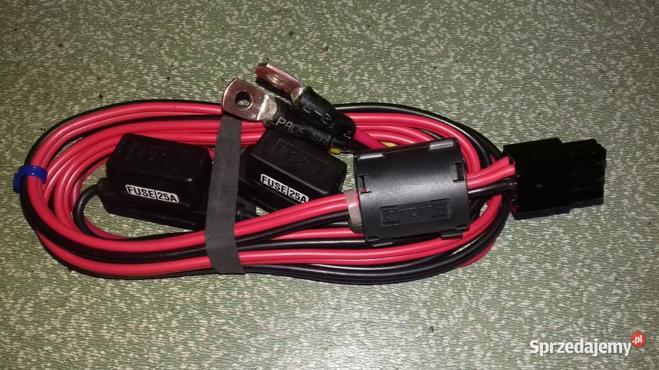 Kabel zasilania do trx YAESU ICOM KENWOOD wtyk Gdańsk