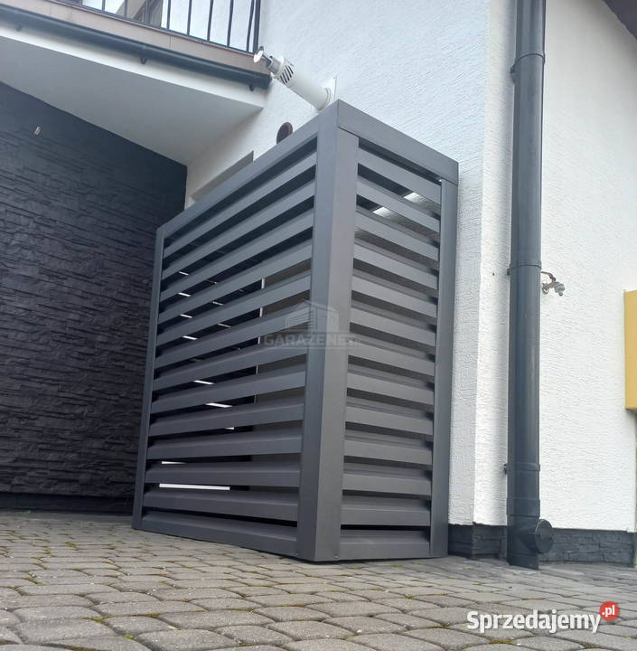 Osłona pompy ciepła 110x50x150 antracyt OP400 Domki narzędziowe Łapanów