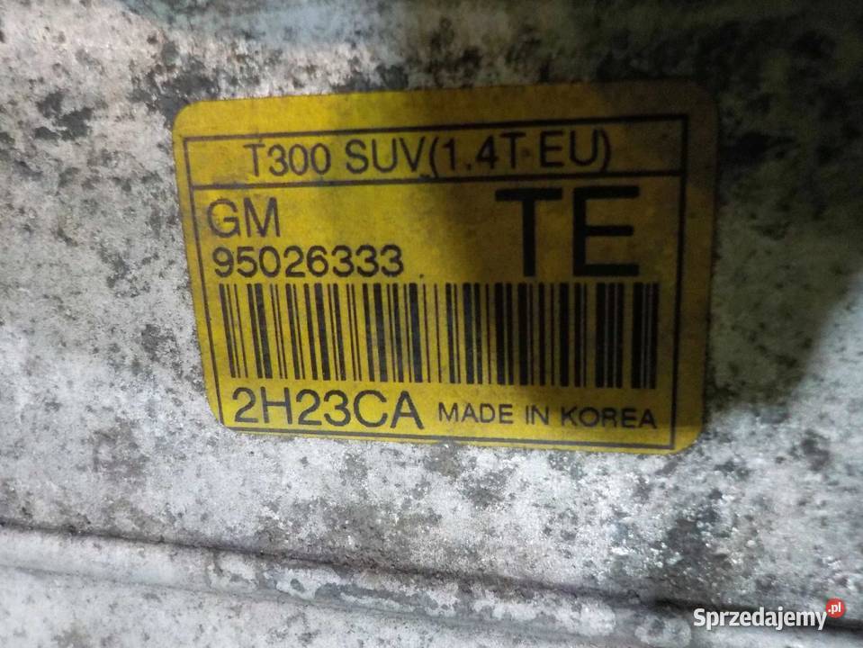 OPEL MOKKA A I 14 T 13r intercooler 95026333 Chłodnice powietrza (intercoolery) Suków