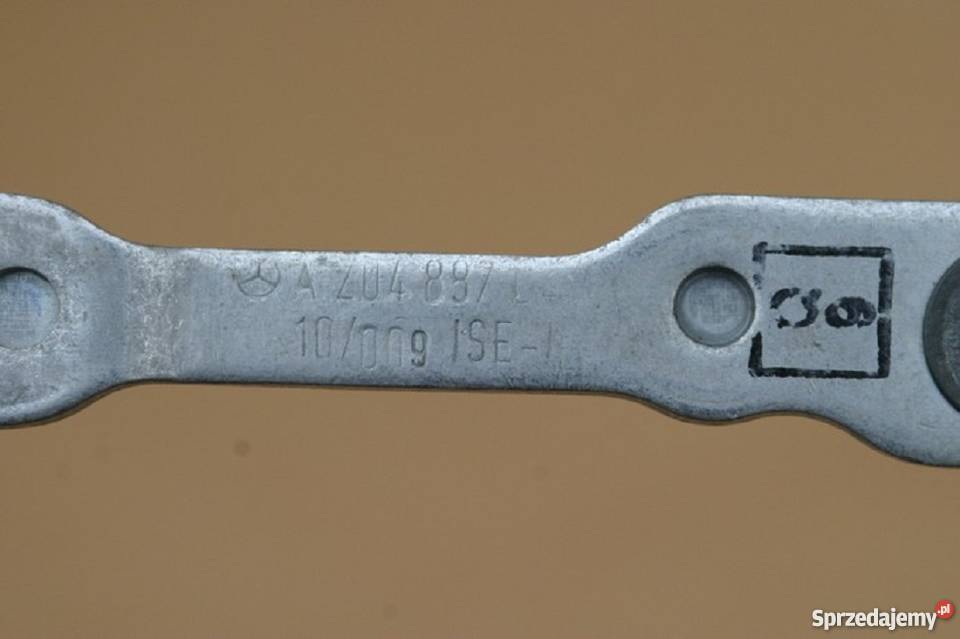 MERCEDES C KLASA W204 RYGIEL ZAWIASU MASKI Karoseria lubuskie Bieleń