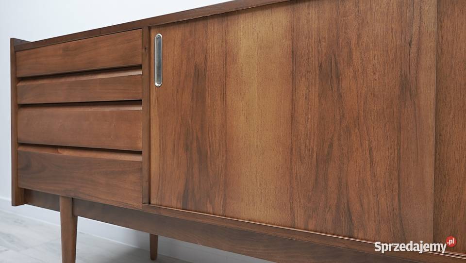 Komoda bytomska sideboard PRL renowacji Jerka