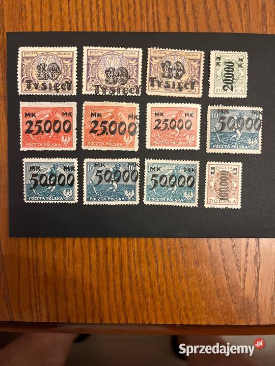 Znaczki 1923 r wydanie przedrukowe fi 167171 Bielsko-Biała sprzedam