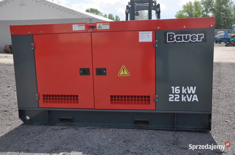 AGREGAT GENERATOR PRADOTWÓRCZY BAUER 50 KW Annopol sprzedam