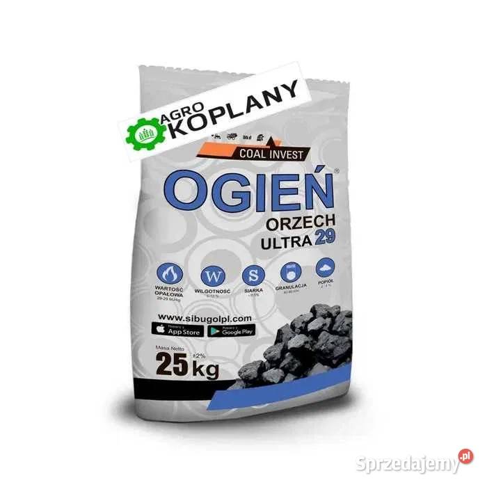 Węgiel orzech Ogień Ultra 2729 MJ 1550t Juchnowiec Górny sprzedam