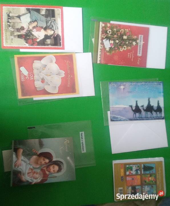 Pocztówki z lat PRL z kolędą