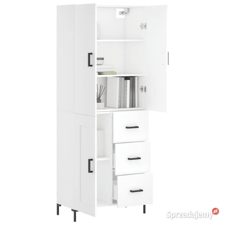 Witrynka biała 695x34x180 materiał mazowieckie Warszawa
