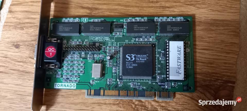 Karta graficzna 4 MB S3 VirgeDx na slot PCI Gdańsk