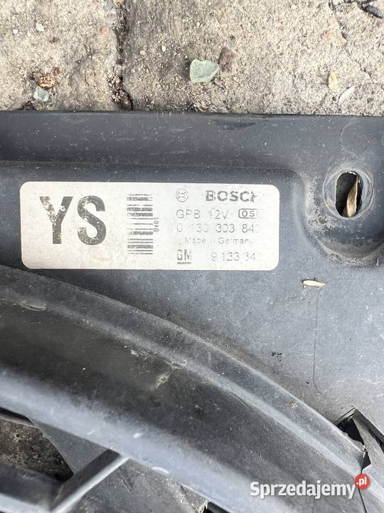 Wentylator chłodnicy Opel Zafira A 20 DTI Ostrzeszów
