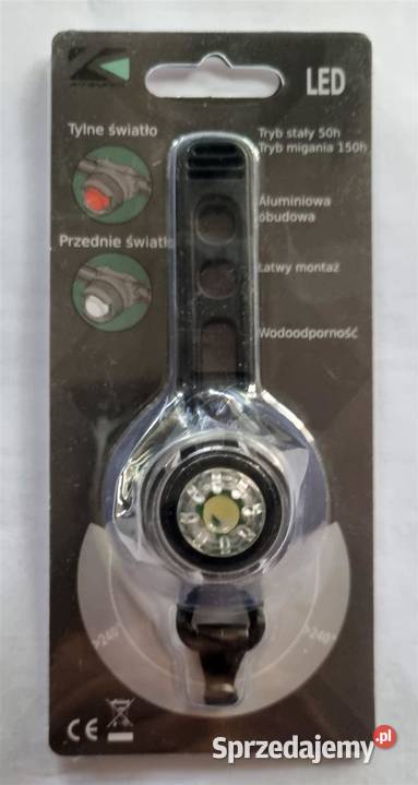 Nowa Lampka rowerowa LED na TL5417 Biała Sosnowiec