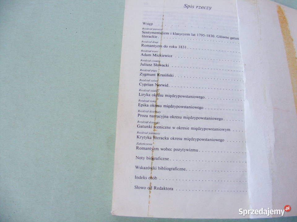 Literatura romantyzmu Literatura pozytywizmu Oborniki Śląskie