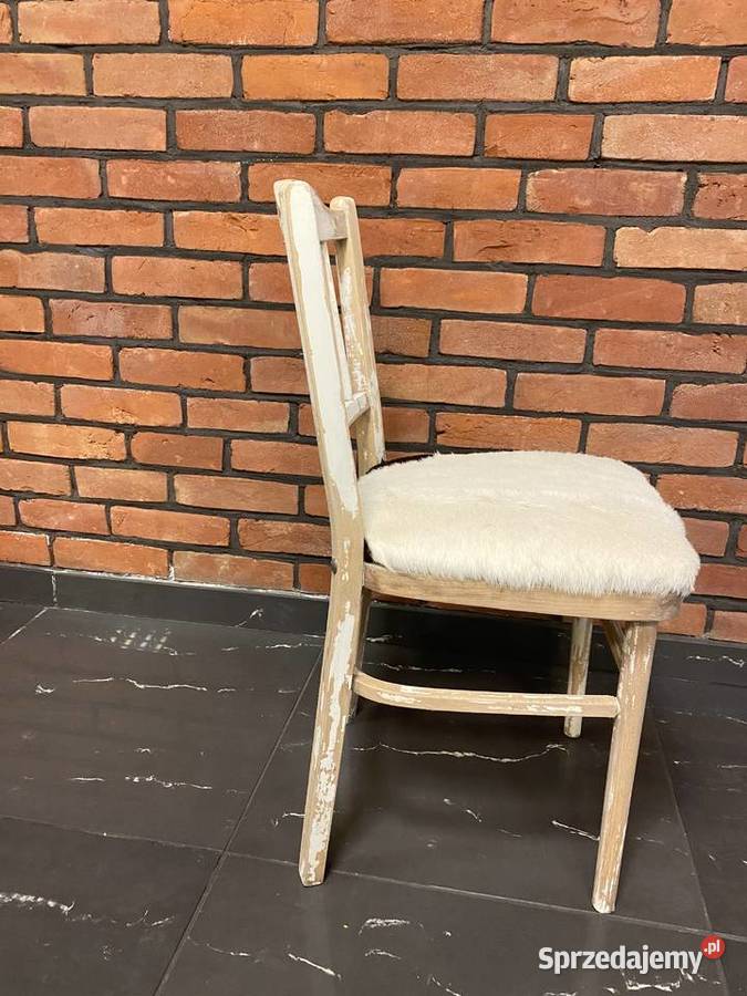 stare krzesło renowacji w technice shabby chic wielkopolskie