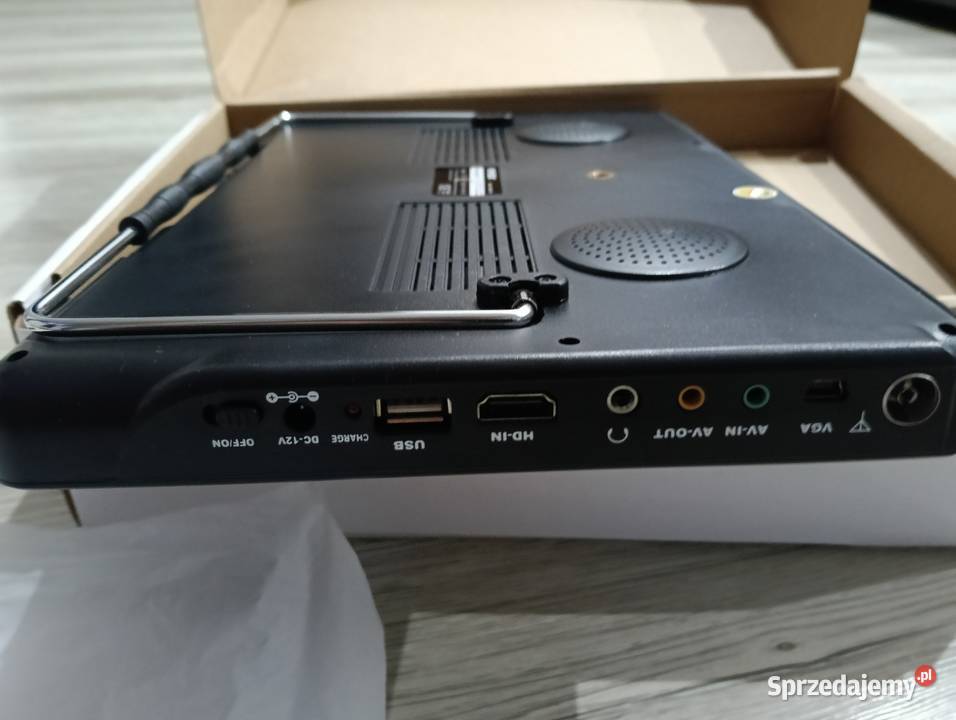 Przenośny telewizor LED Nvox DVB12TD12 Drążdżewo Nowe sprzedam