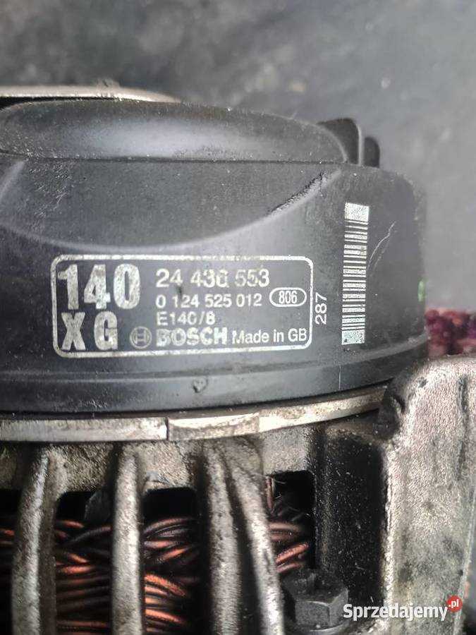 Alternator Opel Vectra C Signum 32 140A Bosch lubelskie Wola Siennicka