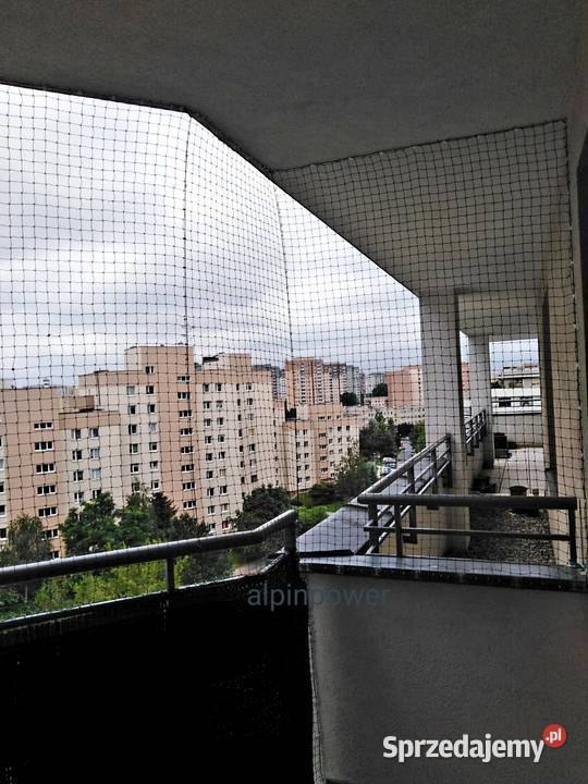Siatka Ochronną Kota Na Balkon Montaż Przeciw Serock
