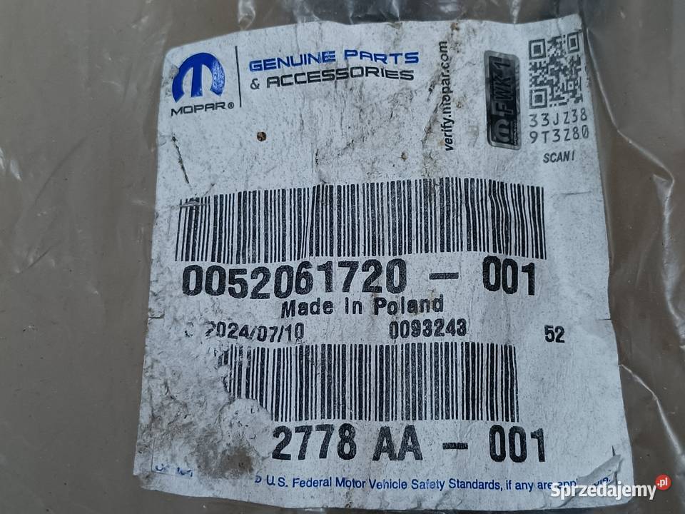 FIAT 500 LIFT ŚLIZG MOCOWANIE ZDERZAKA PRAWY TYŁ Pleszew