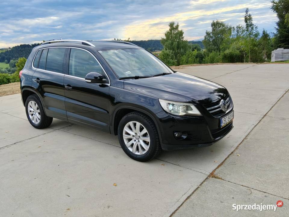VOLKSWAGEN TIGUAN 4X4 BOGATE WYPOSAŻENIE 20 TDI nieuszkodzony Nowy Sącz