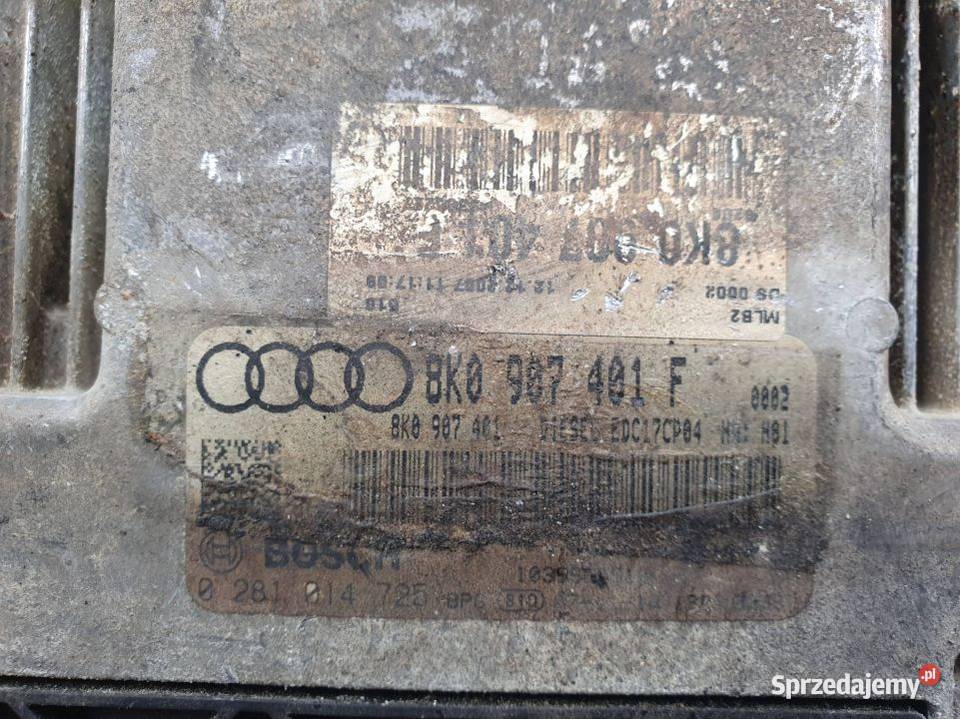 KOMPUTER SILNIKA ECU AUDI A5 8K0907401F Pozostałe Lipno