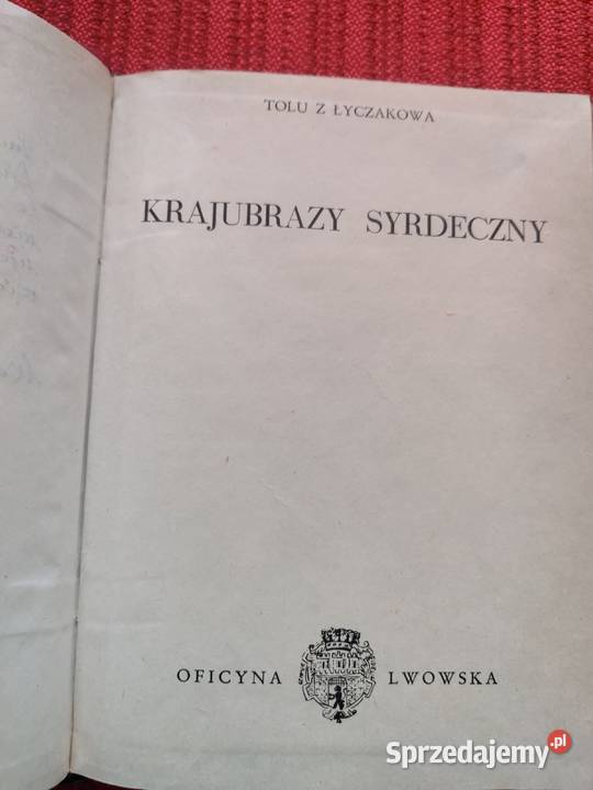 Książka Krajobrazy Syrdeczny Myszków