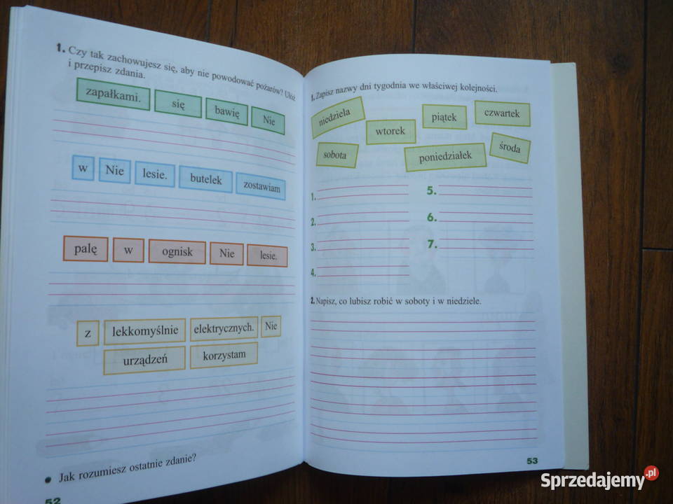 Już w szkole Piszę coraz lepiej Klasa 1 Semestr edukacja wczesnoszkolna