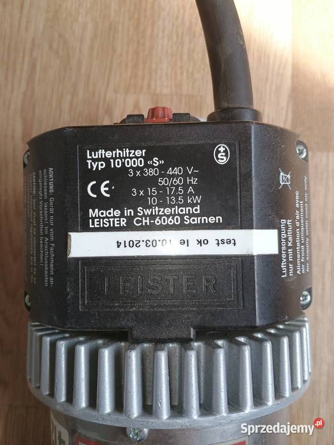 Nagrzewnica powietrza Leister 10000S Nowa sprzedam