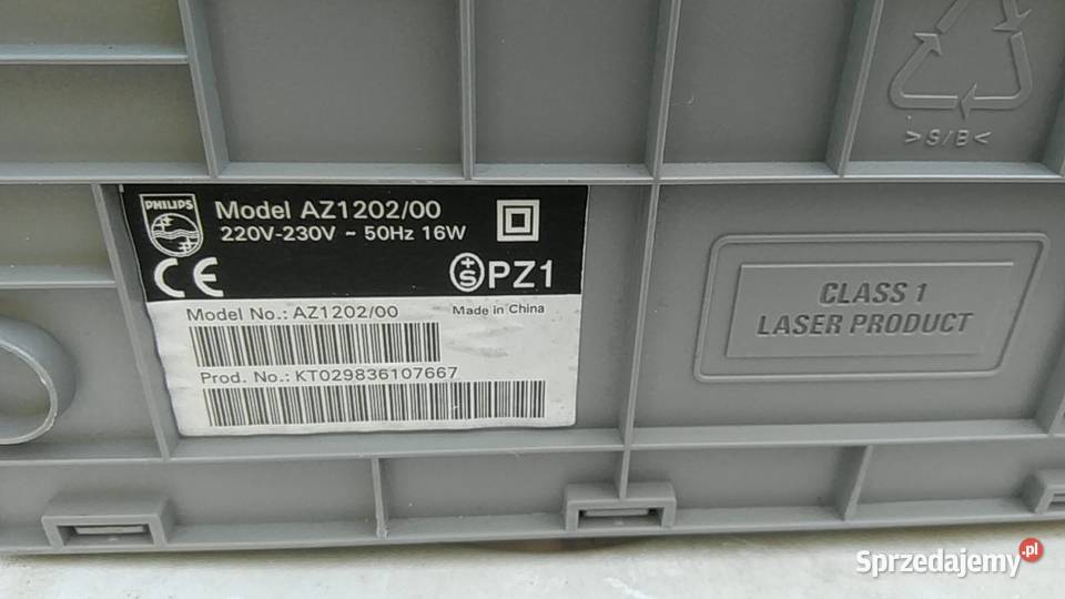 PHILIPS CD Radio Cassette Recorder AZ 1202 Radom