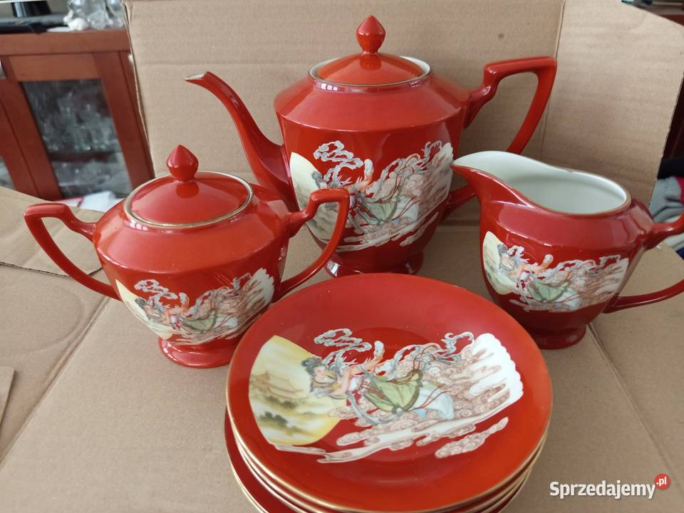 Serwis kawowy porcelana
