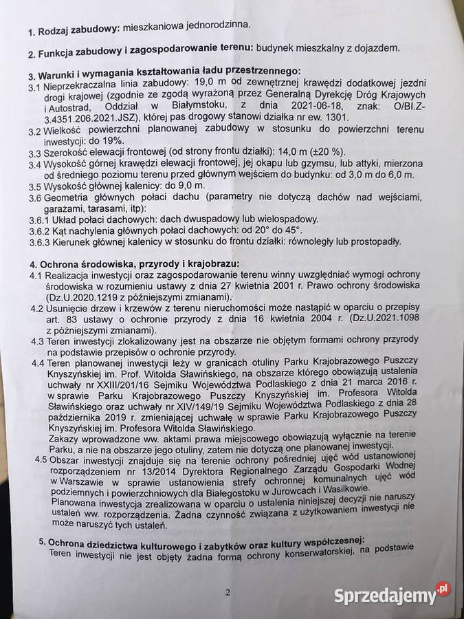 Działka budowlana Jurowce