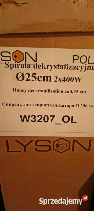 Spirala dekrystalizacyjna małopolskie Nowy Sącz sprzedam