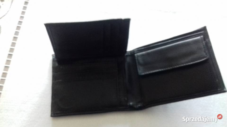 Portfel czarny Casual Purse ekoskóra do małopolskie Kraków sprzedam