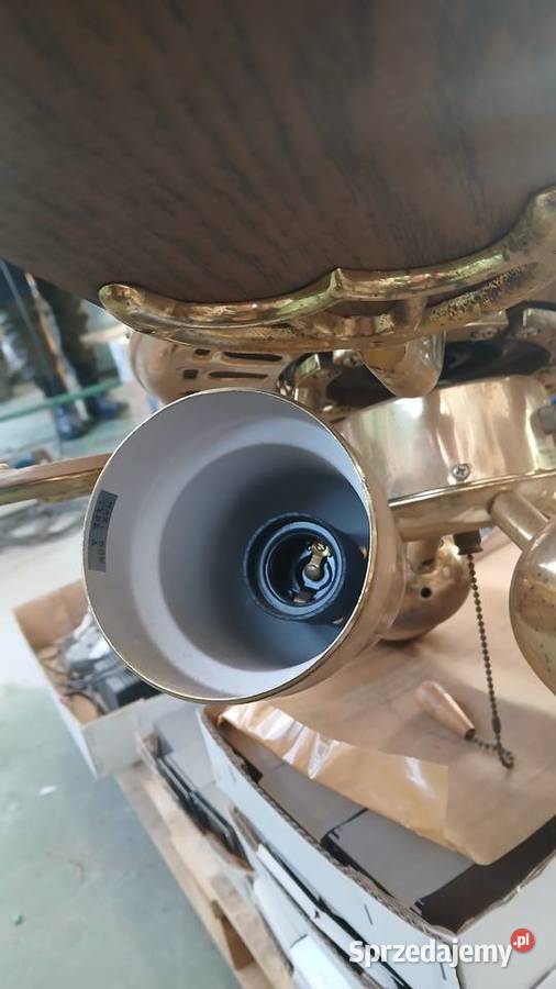 Żyrandol Z06 z wiatrakiem PRL vintage TYP Skierniewice sprzedam