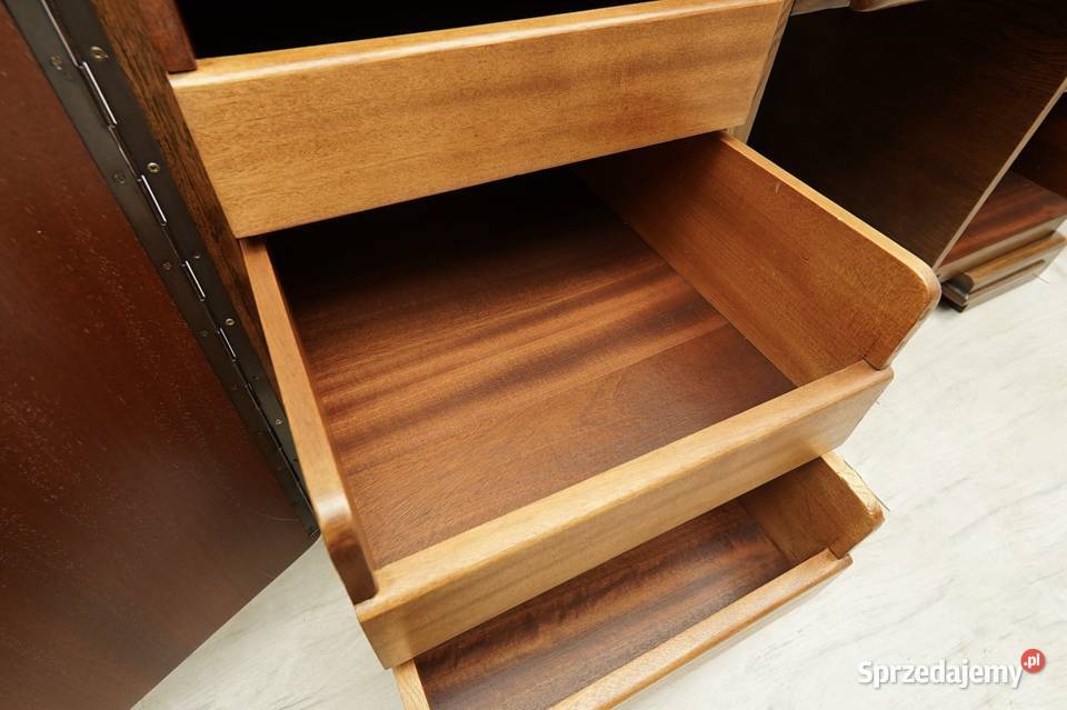 Antyczne biurko z lat 40tych w stylu art deco Jerka